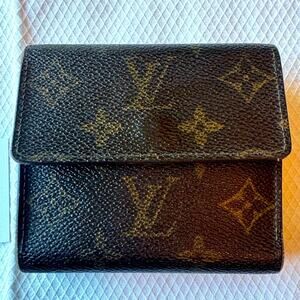 LV double snap Elise wallet billfold vintage monogram